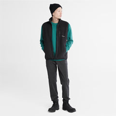 High-pile Fleece Gilet for Men in Black Timberland Sale