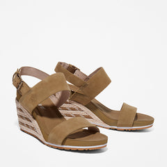 Capri Sunset Wedge Sandal for Women in Greige Timberland On Sale