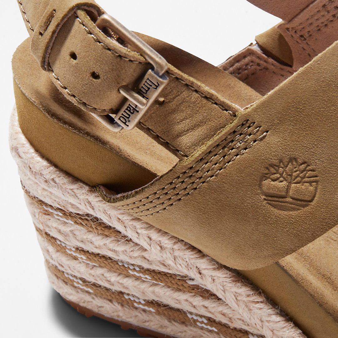 Capri Sunset Wedge Sandal for Women in Greige Timberland On Sale