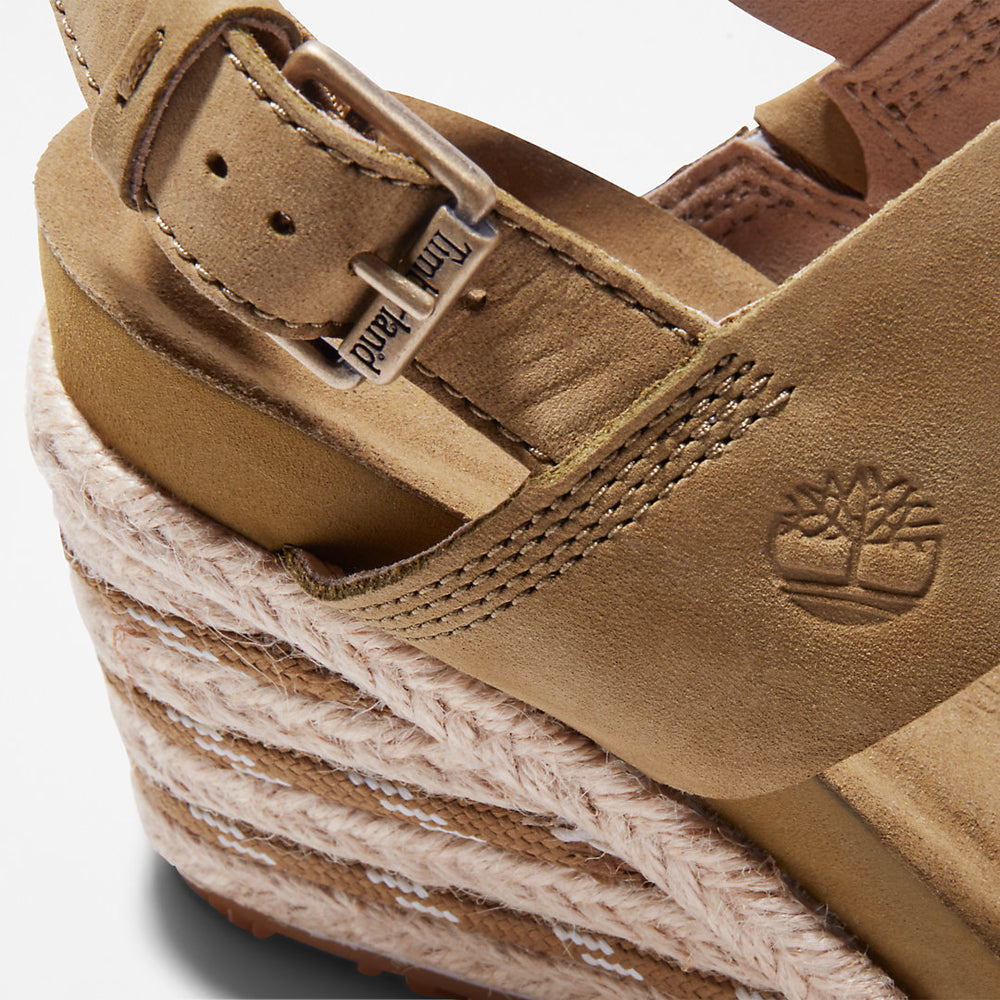 Capri Sunset Wedge Sandal for Women in Greige Timberland On Sale