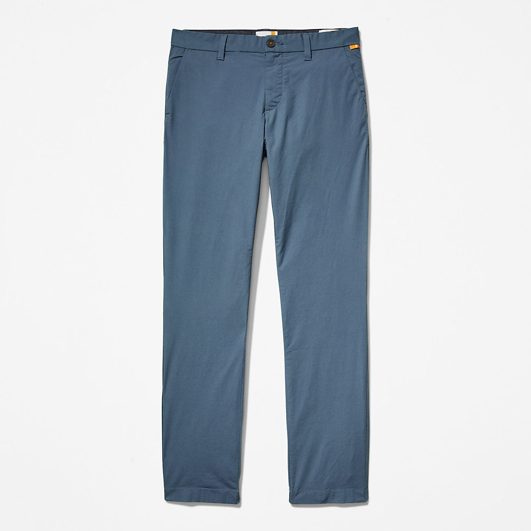 Sargent Lake Stretch Chinos for Men in Blue Timberland On Sale