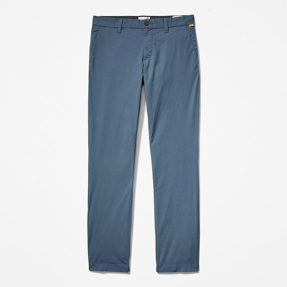 Sargent Lake Stretch Chinos for Men in Blue Timberland On Sale