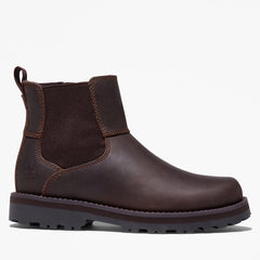 Courma Kid Chelsea Boot for Youth in Dark Brown Timberland Sale