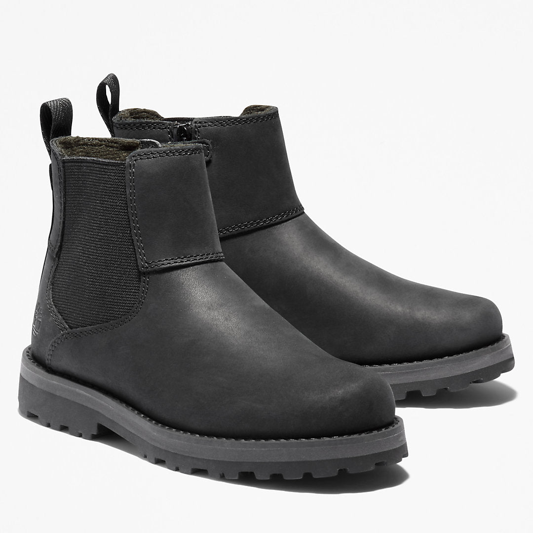 Courma Kid Chelsea Boot for Youth in Black Timberland On Sale