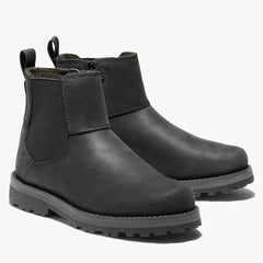 Courma Kid Chelsea Boot for Youth in Black Timberland On Sale