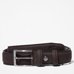 Nubuck Leather Belt for Men in Brown Timberland On Sale