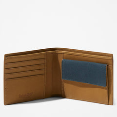 Braeburn Large Wallet with Coin Pocket for Men in Blue Timberland On Sale