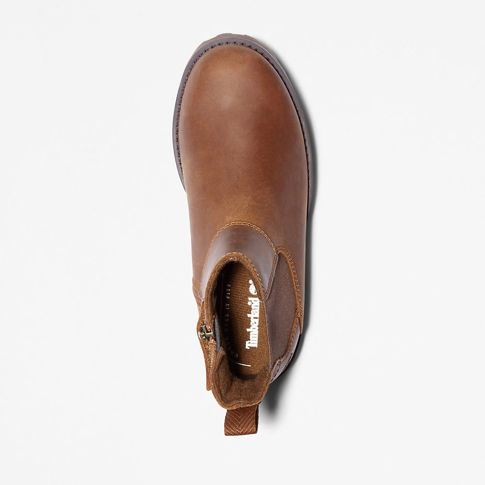 Courma Kid Chelsea Boot for Youth in Brown Timberland On Sale