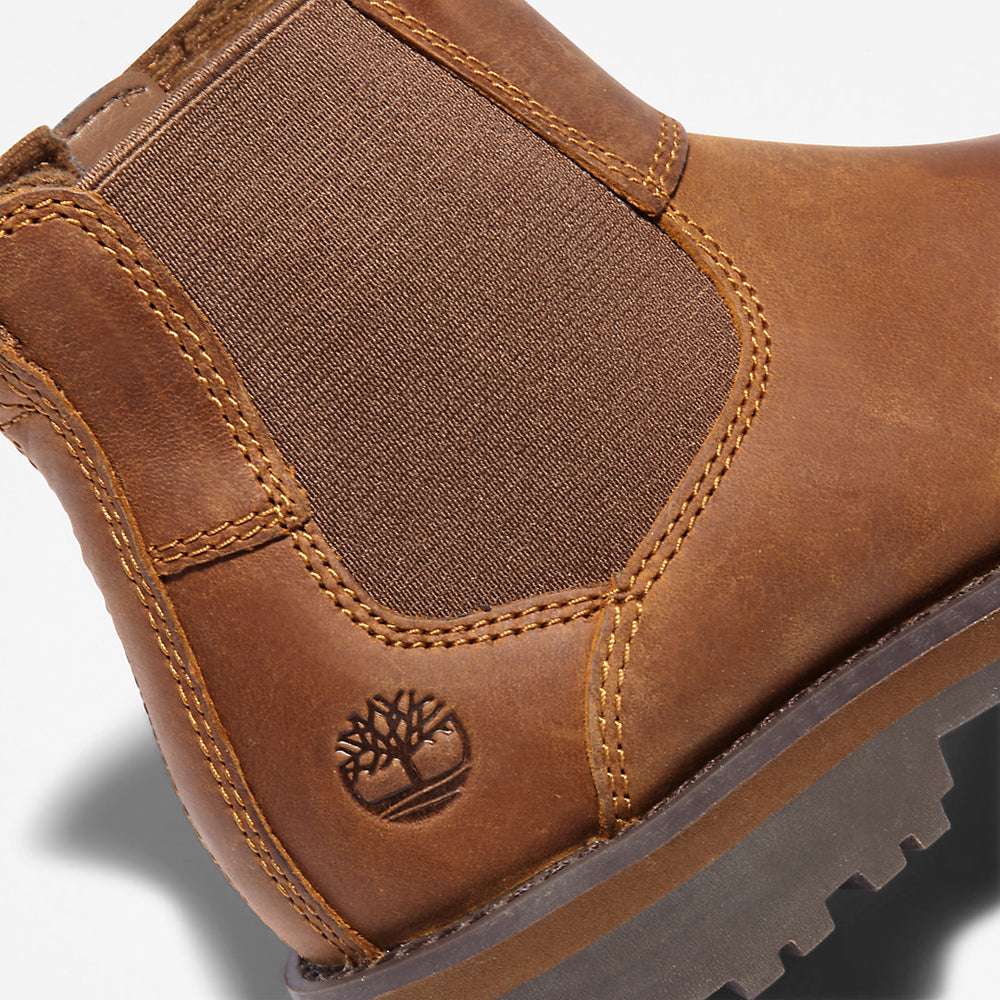 Courma Kid Chelsea Boot for Youth in Brown Timberland On Sale