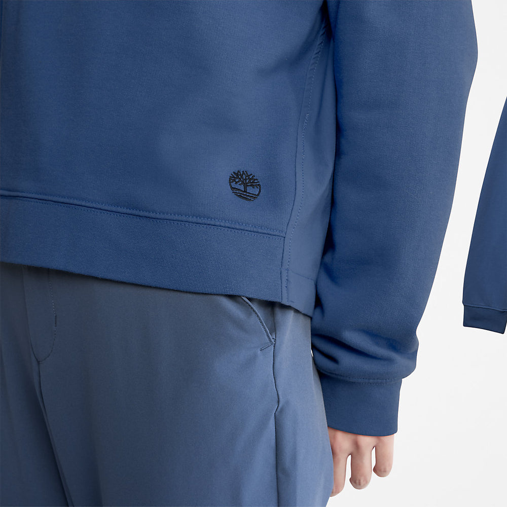 Solid-colour Hoodie for Women in Blue Timberland Discount