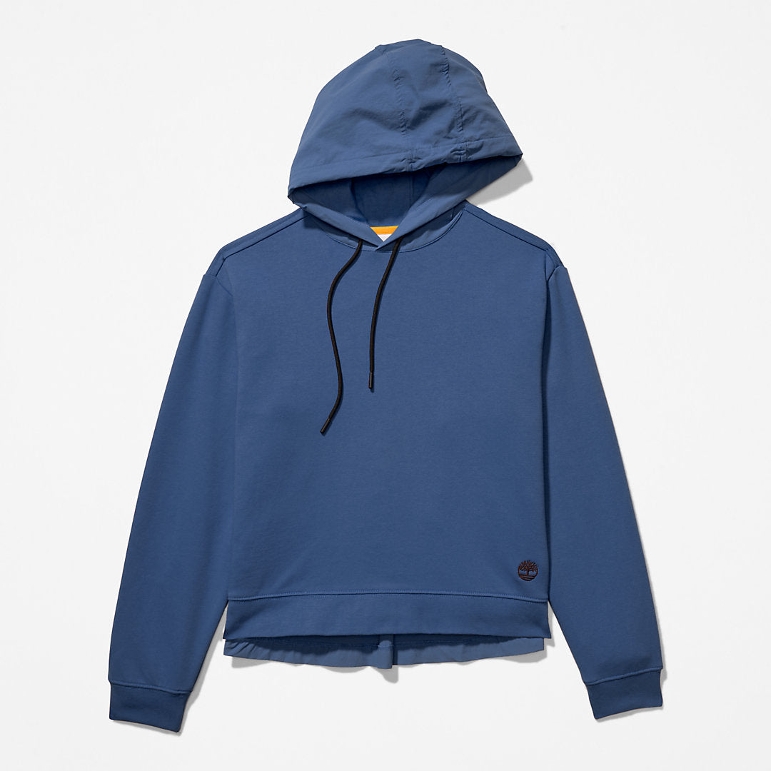 Solid-colour Hoodie for Women in Blue Timberland Discount