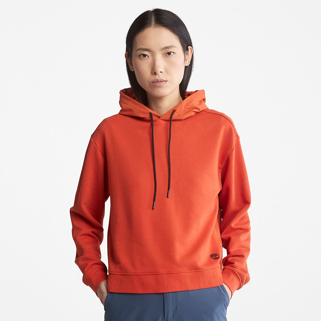 Solid-colour Hoodie for Women in Orange Timberland US