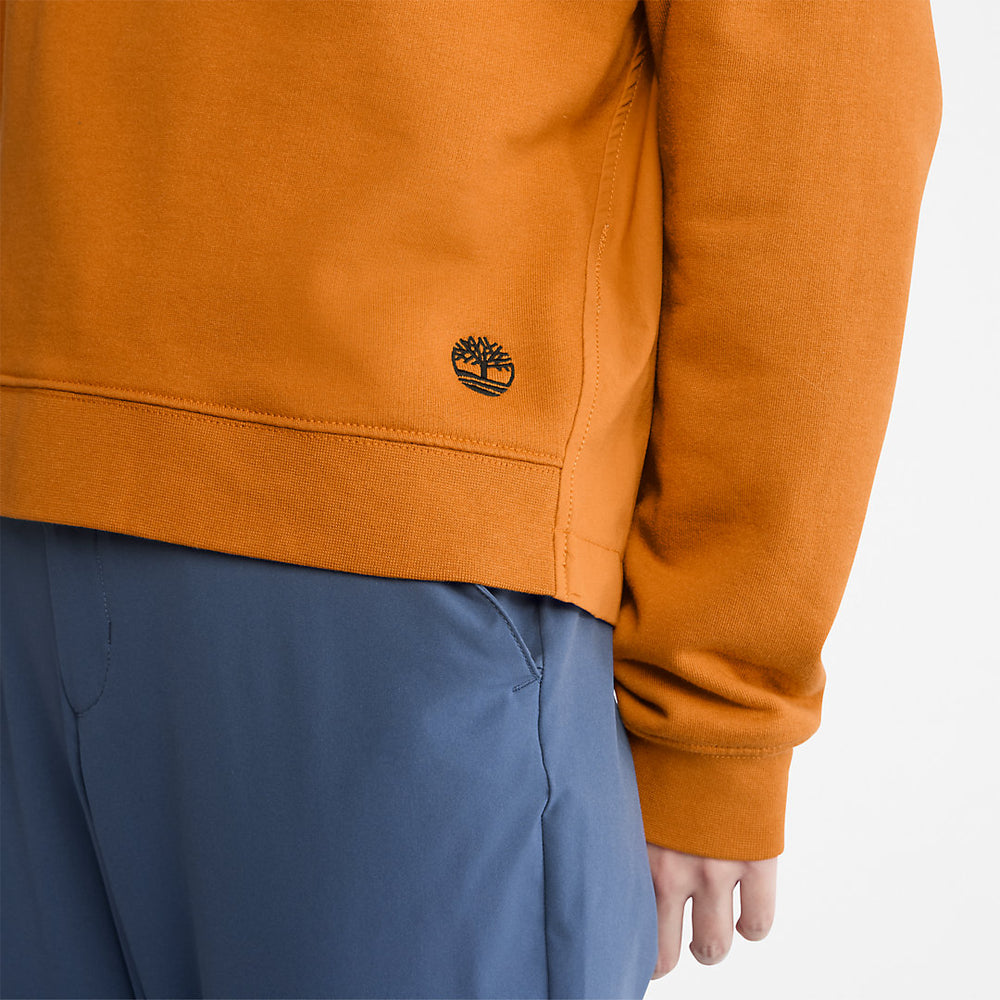 Solid-colour Hoodie for Women in Dark Yellow Timberland On Sale