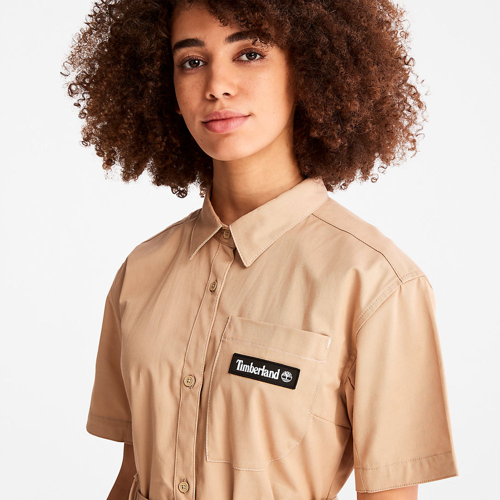 TimberCHILL™ Utility Dress for Women in Beige Timberland On Sale
