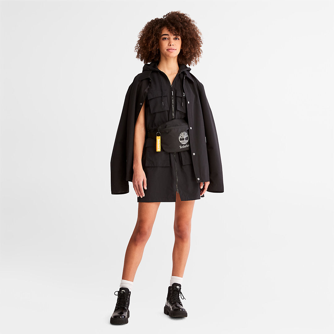 Progressive Utility Hoodie Dress for Women in Black Timberland Outlet