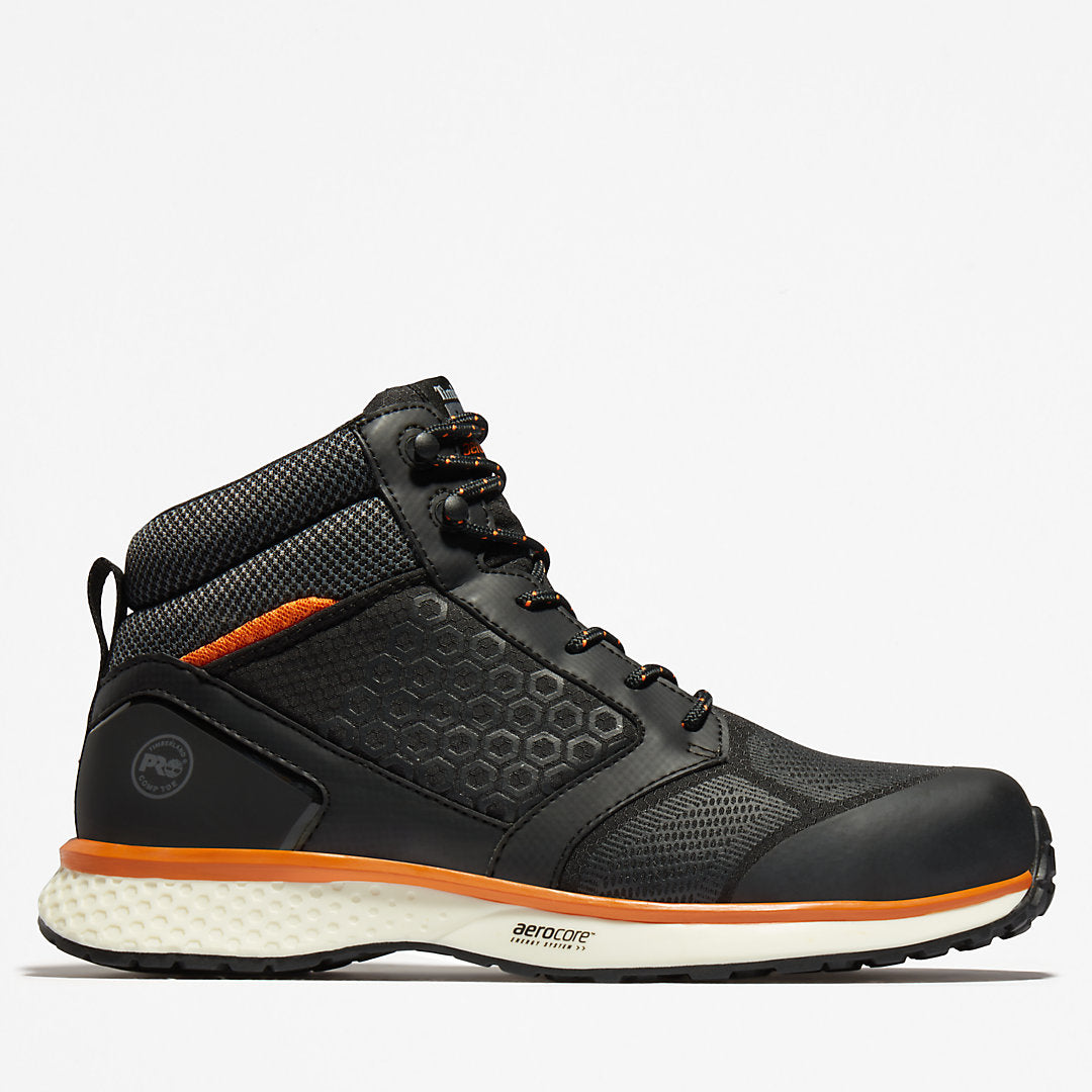 Timberland PRO® Reaxion Work Boot for Men in Black/Orange Timberland Sale