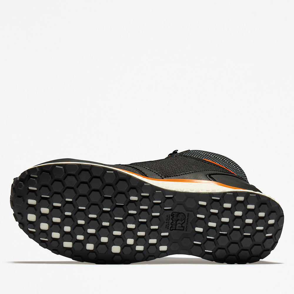 Timberland PRO® Reaxion Work Boot for Men in Black/Orange Timberland Sale