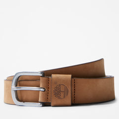 Nubuck Leather Belt for Men in Dark Yellow Timberland Discount