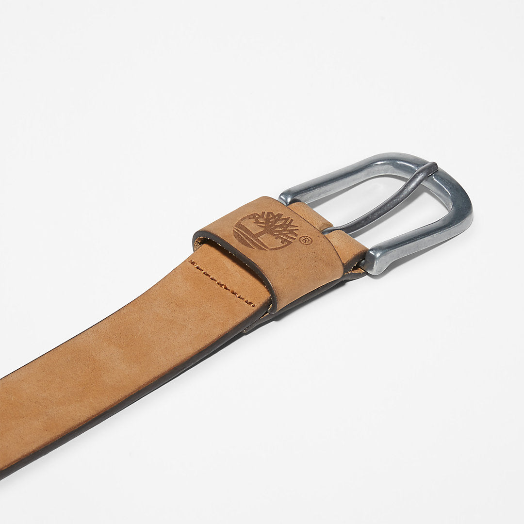 Nubuck Leather Belt for Men in Dark Yellow Timberland Discount