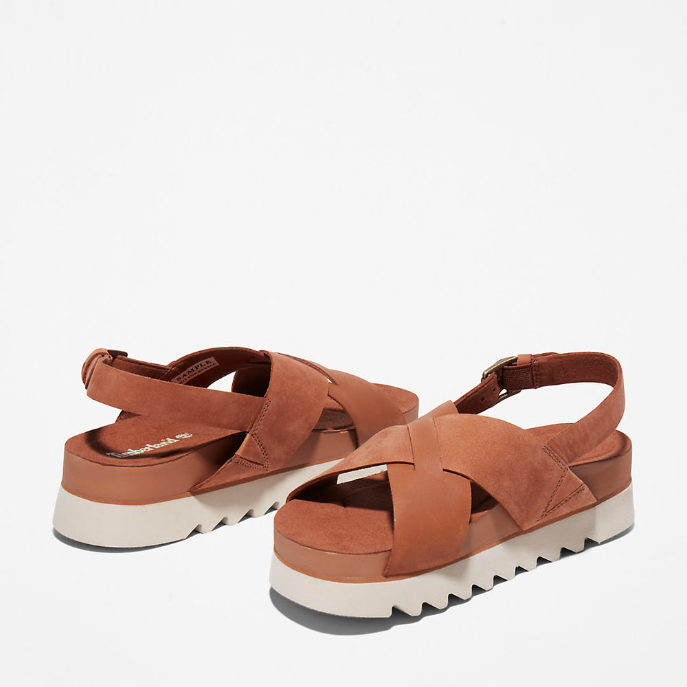 Santa Monica Sunrise Sandal for Women in Light Brown Timberland US