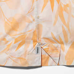 Organic Cotton Resort Shirt for Men in White Timberland Outlet