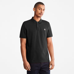 Millers River Pique Polo Shirt for Men in Black Timberland Online