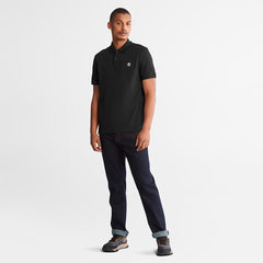 Millers River Pique Polo Shirt for Men in Black Timberland Online