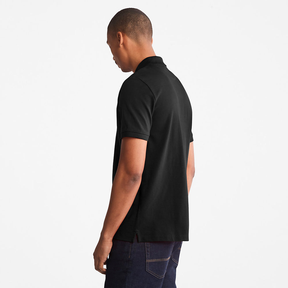 Millers River Pique Polo Shirt for Men in Black Timberland Online