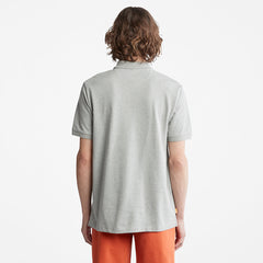 Millers River Pique Polo Shirt for Men in Grey Timberland Discount
