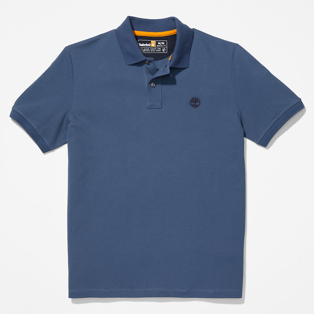 Millers River Pique Polo Shirt for Men in Blue Timberland Discount
