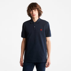 Millers River Pique Polo Shirt for Men in Navy Timberland US