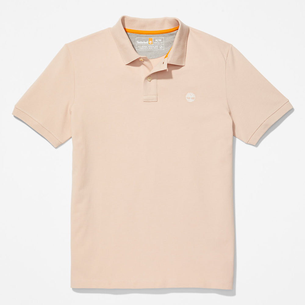 Millers River Pique Polo Shirt for Men in Light Pink Timberland US
