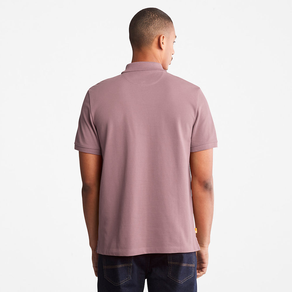 Millers River Pique Polo Shirt for Men in Purple Timberland On Sale