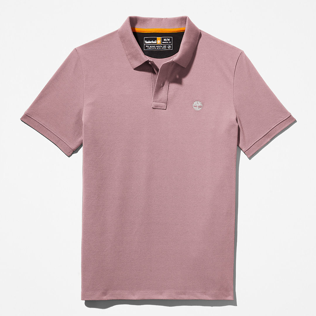 Millers River Pique Polo Shirt for Men in Purple Timberland On Sale
