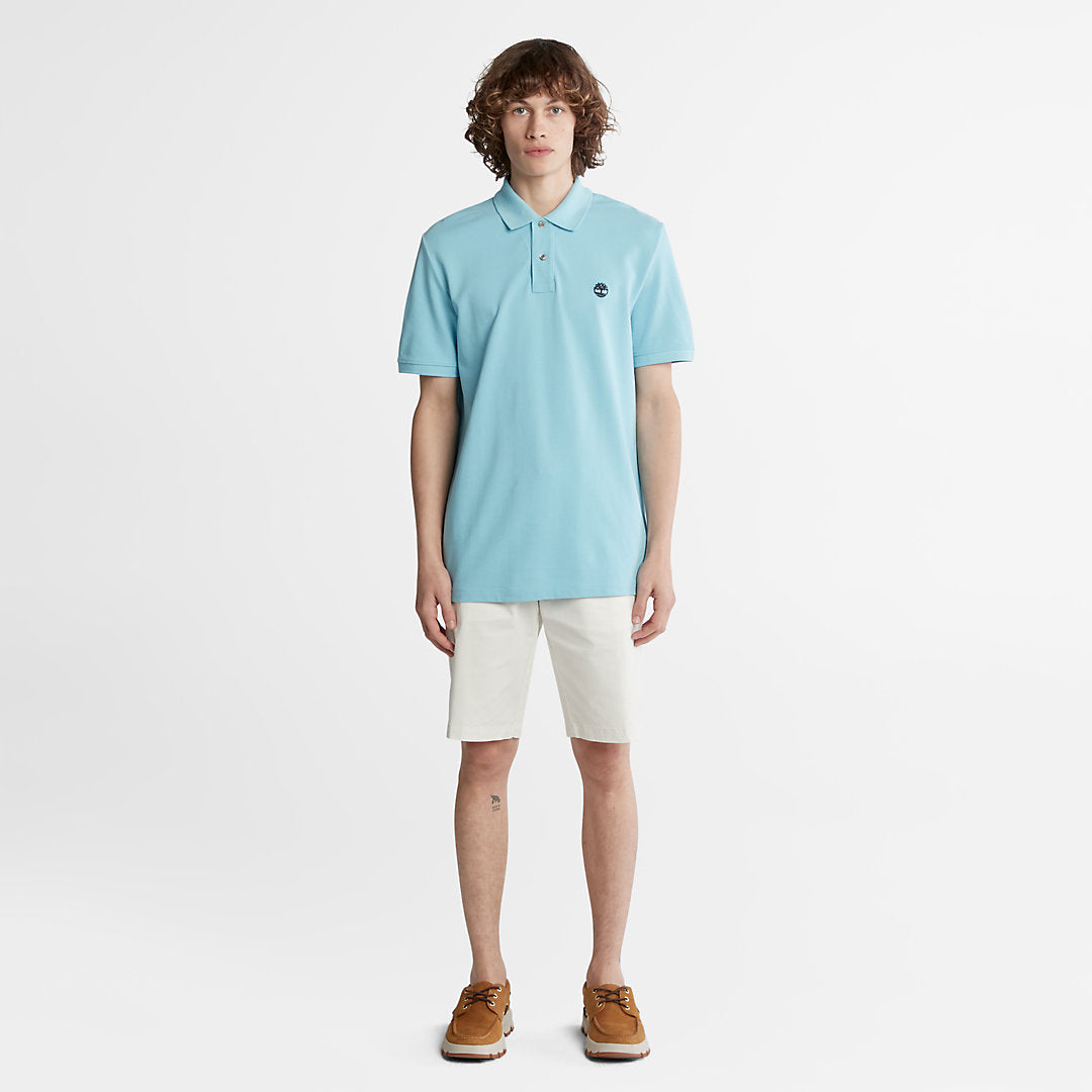 Millers River Pique Polo Shirt for Men in Light Blue Timberland For Sale