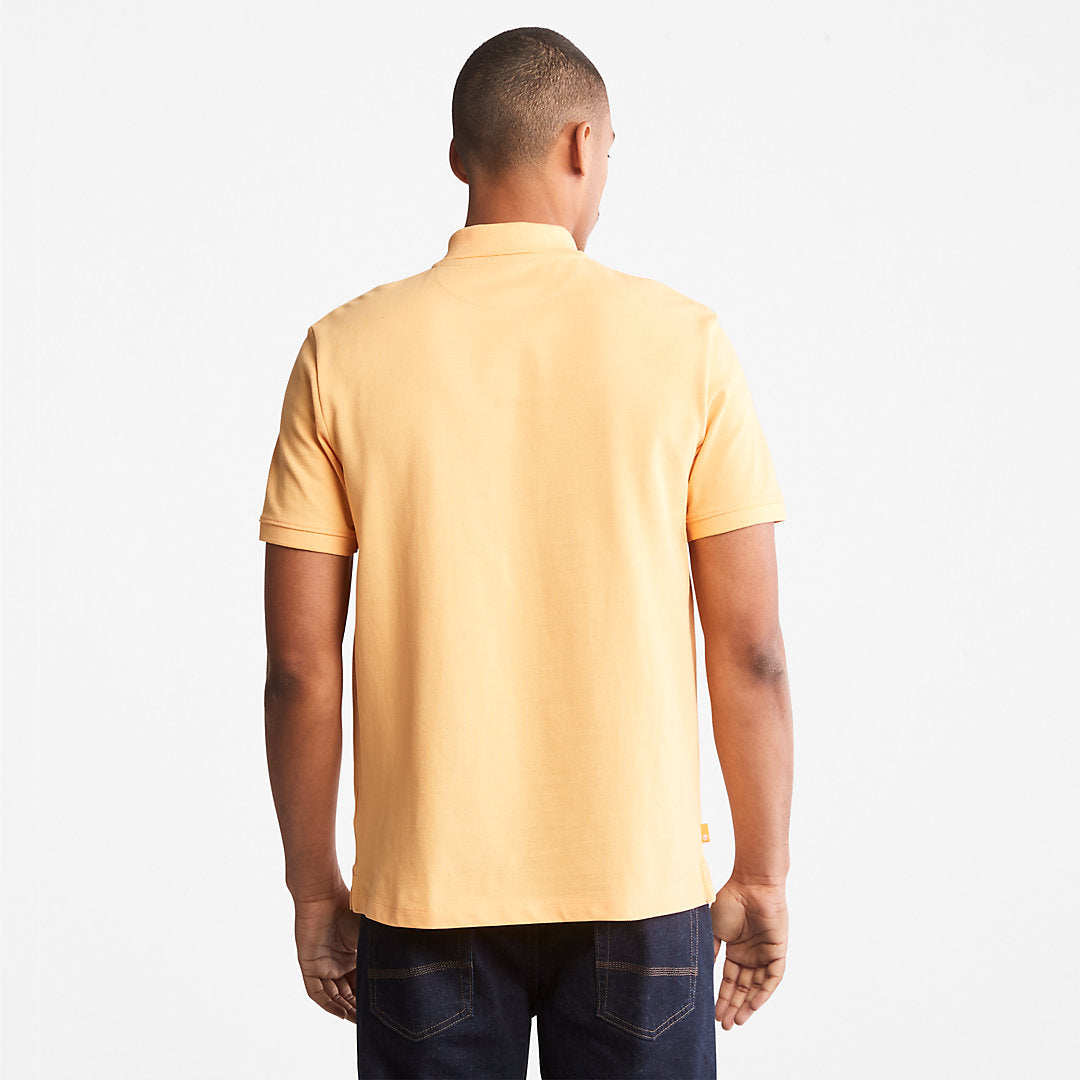 Millers River Pique Polo Shirt for Men in Yellow Timberland For Sale