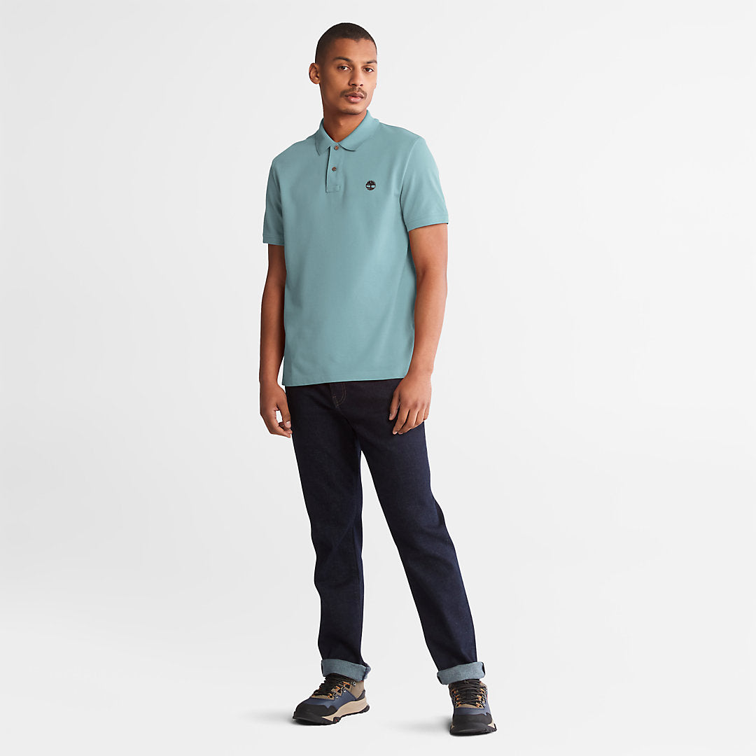 Millers River Pique Polo Shirt for Men in Light Green Timberland Online