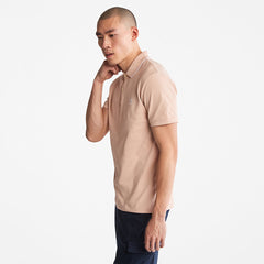 Millers River Print-Collar Polo Shirt for Men in Light Pink Timberland Online
