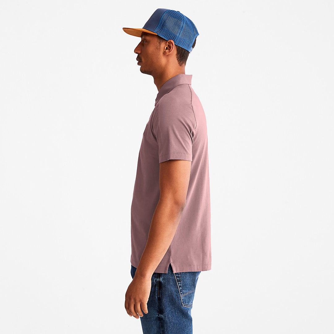 TimberFresh™ Supima® Cotton Polo Shirt for Men in Pink Timberland Discount