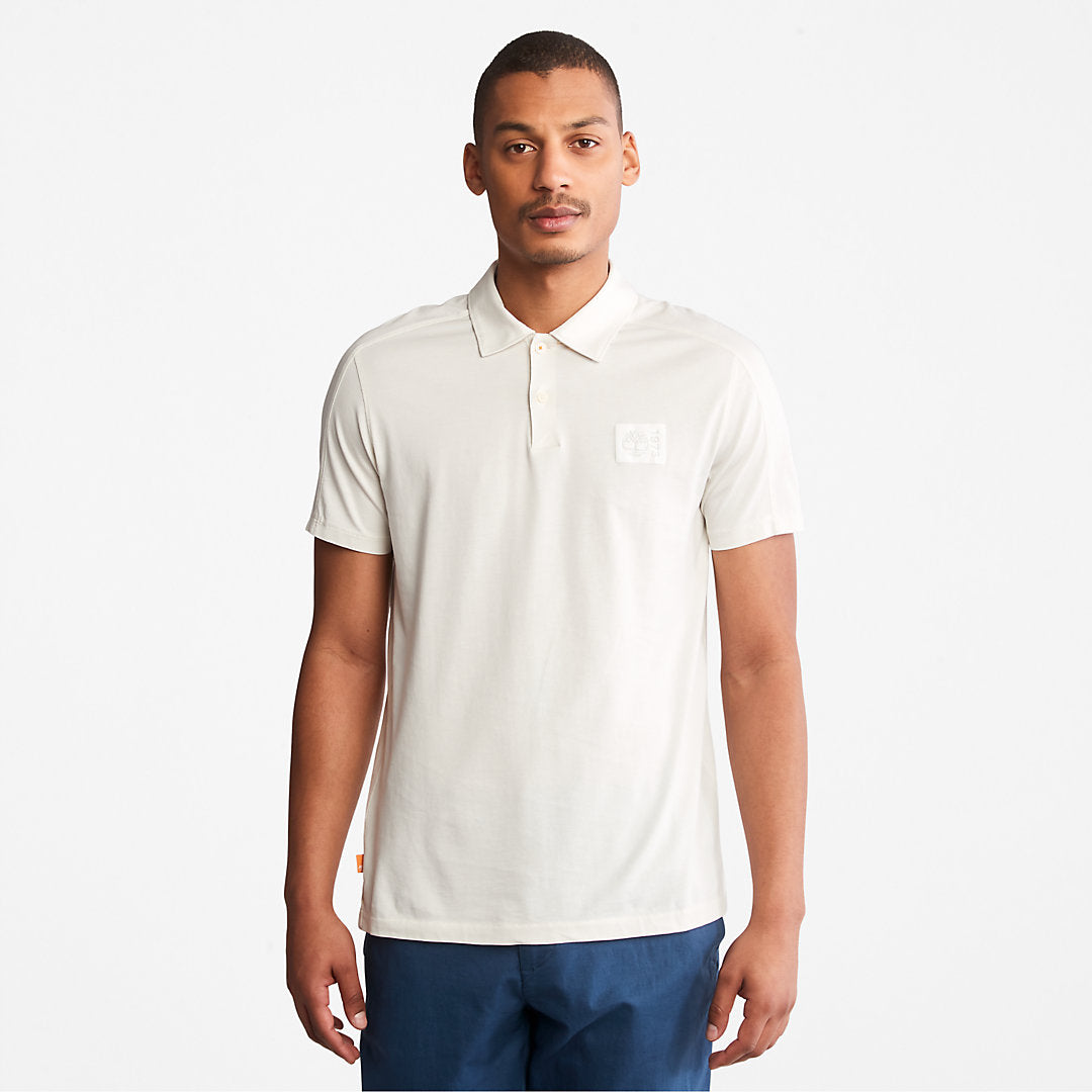 TimberFresh™ Supima® Cotton Polo Shirt for Men in White Timberland US