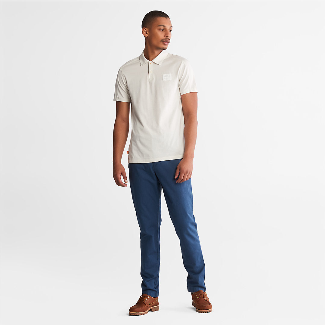 TimberFresh™ Supima® Cotton Polo Shirt for Men in White Timberland US