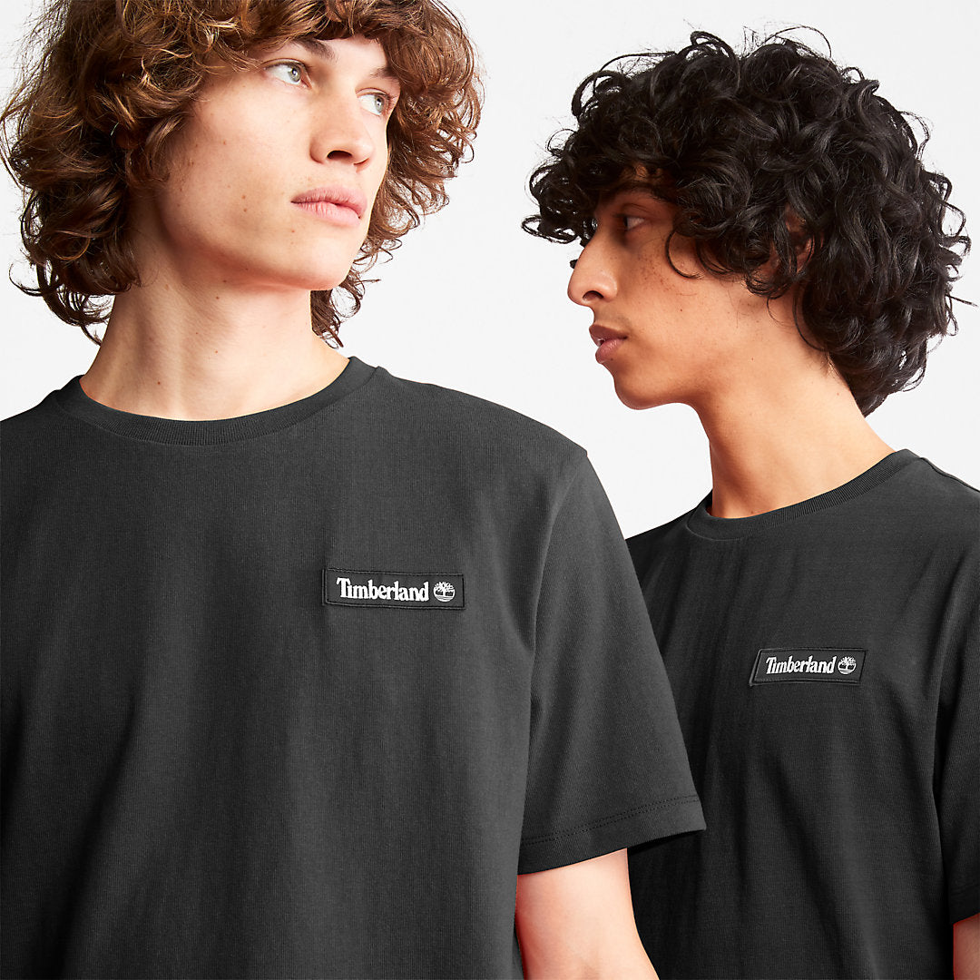 All Gender Heavyweight Badge T-Shirt in Black Timberland For Sale