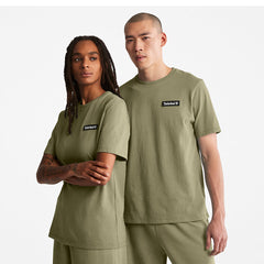 All Gender Heavyweight Badge T-Shirt in Dark Green Timberland Online