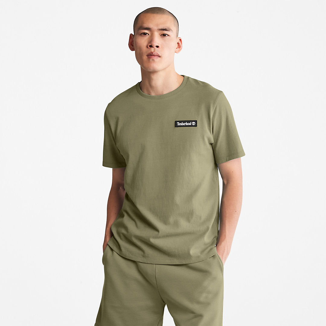 All Gender Heavyweight Badge T-Shirt in Dark Green Timberland Online