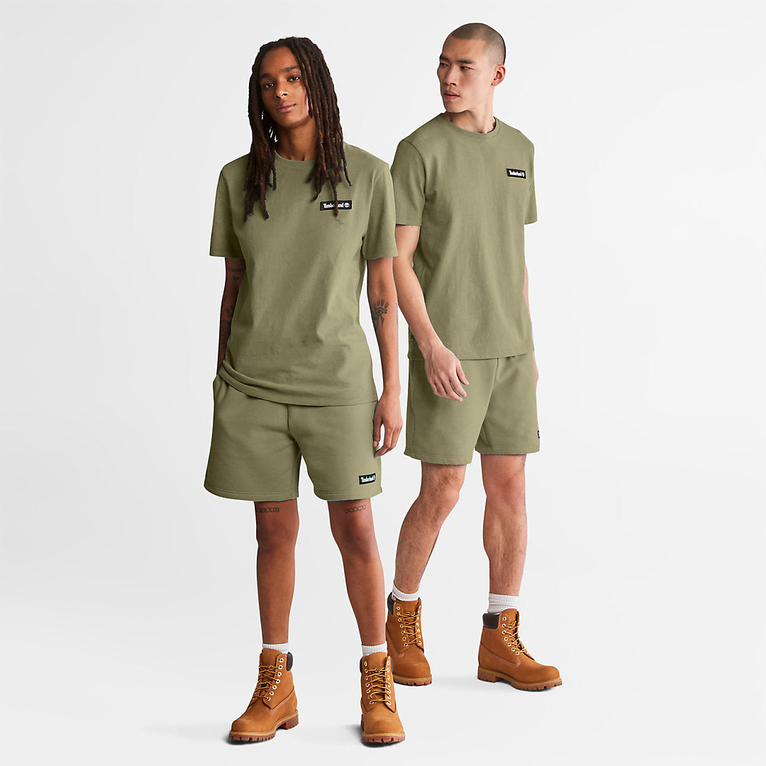 All Gender Heavyweight Badge T-Shirt in Dark Green Timberland Online