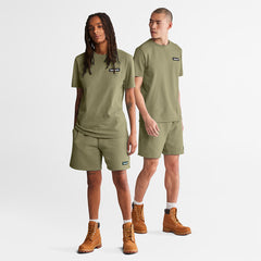 All Gender Heavyweight Badge T-Shirt in Dark Green Timberland Online