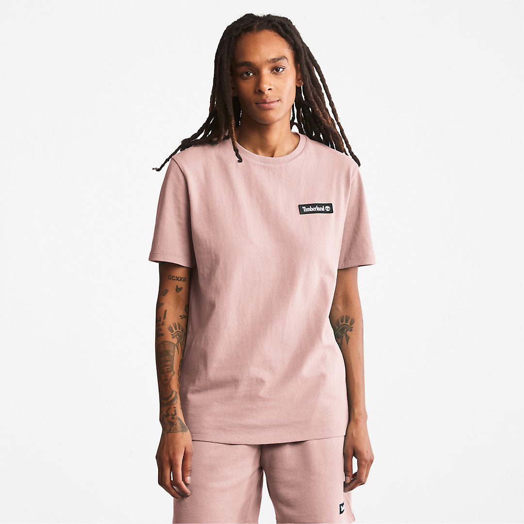 All Gender Heavyweight Badge T-Shirt in Pink Timberland Sale