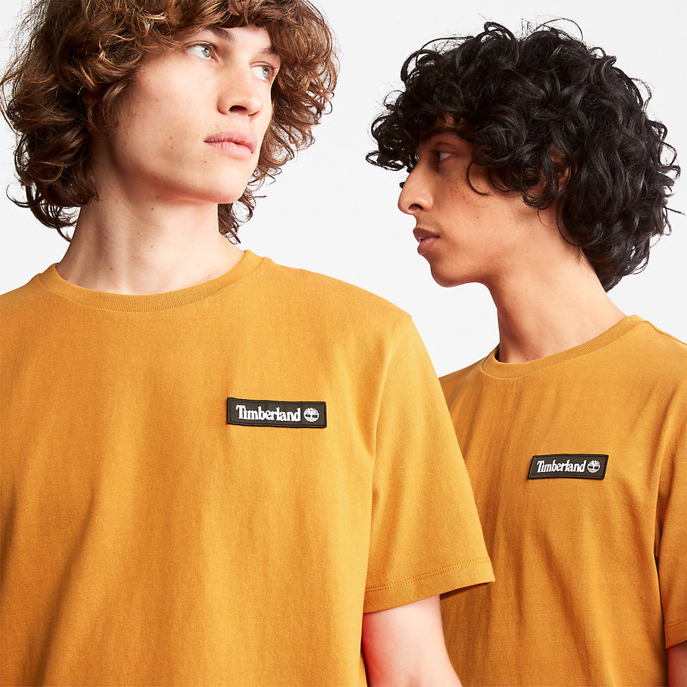 All Gender Heavyweight Badge T-Shirt in Yellow Timberland On Sale