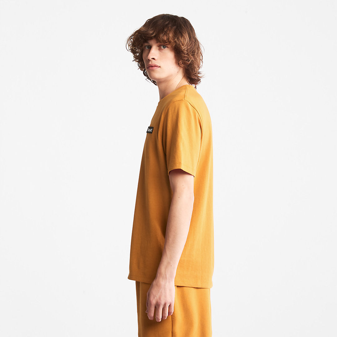 All Gender Heavyweight Badge T-Shirt in Yellow Timberland On Sale