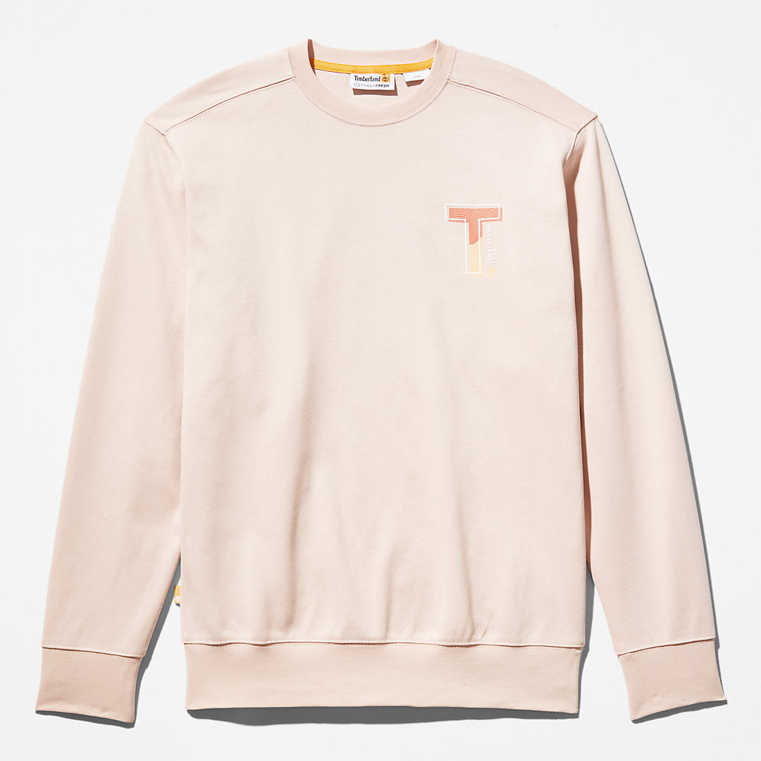 Sweatshirt with TimberFresh™ Technology for Men in Pink Timberland Outlet